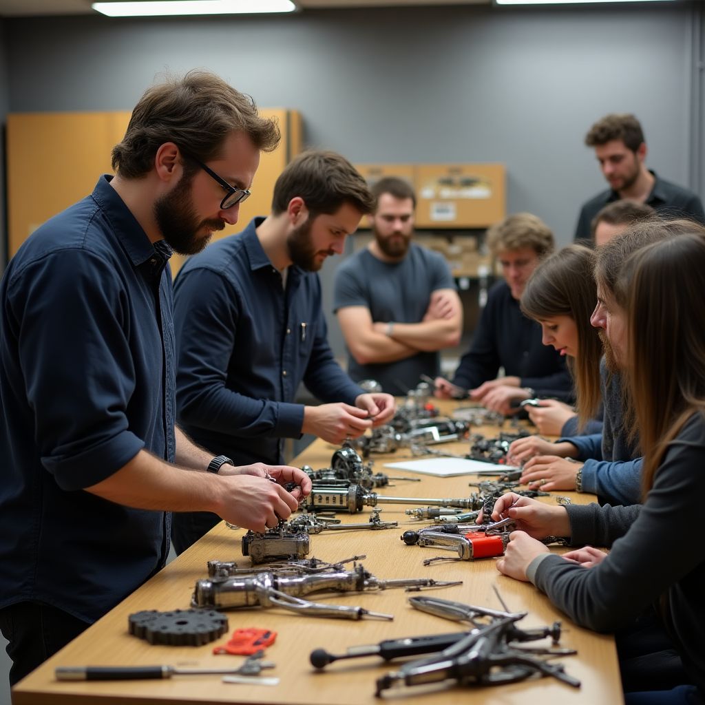 Workshop für Kunden zum Thema Fahrradwartung