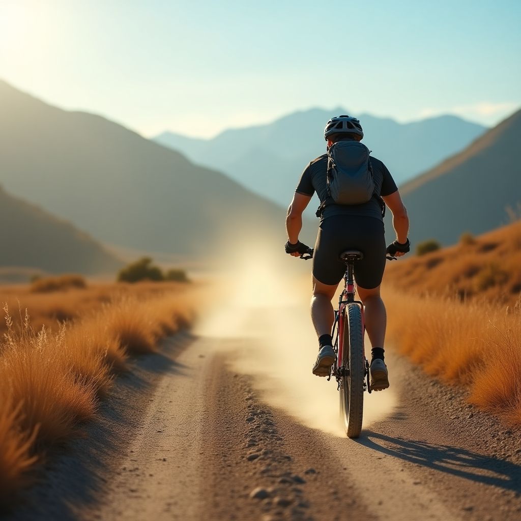 Gravel Bike auf Schotterweg