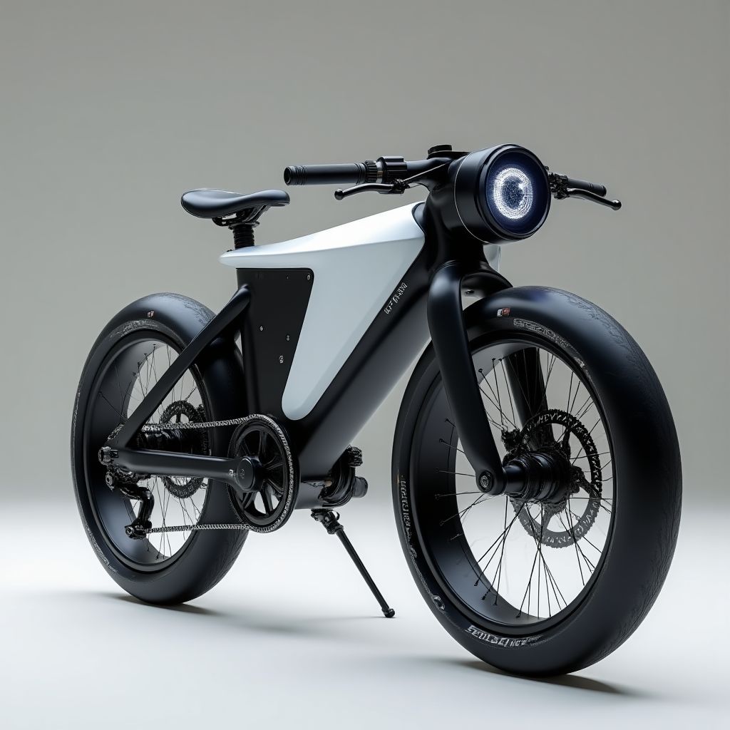 Futuristisches Fahrraddesign mit innovativen Features