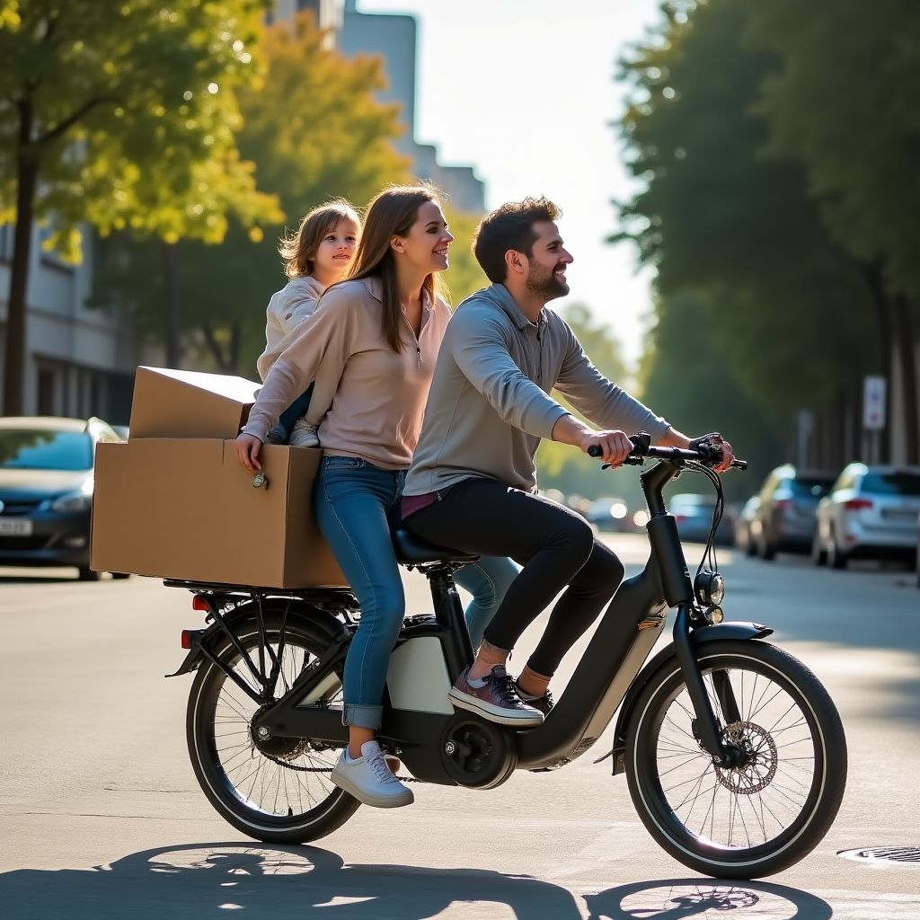 Lastenrad mit Transportbox