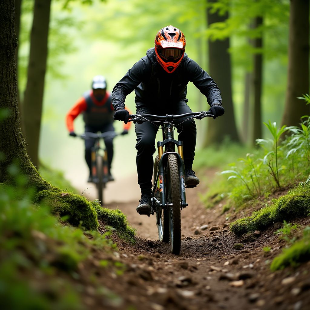 Mountainbike im Waldgelände